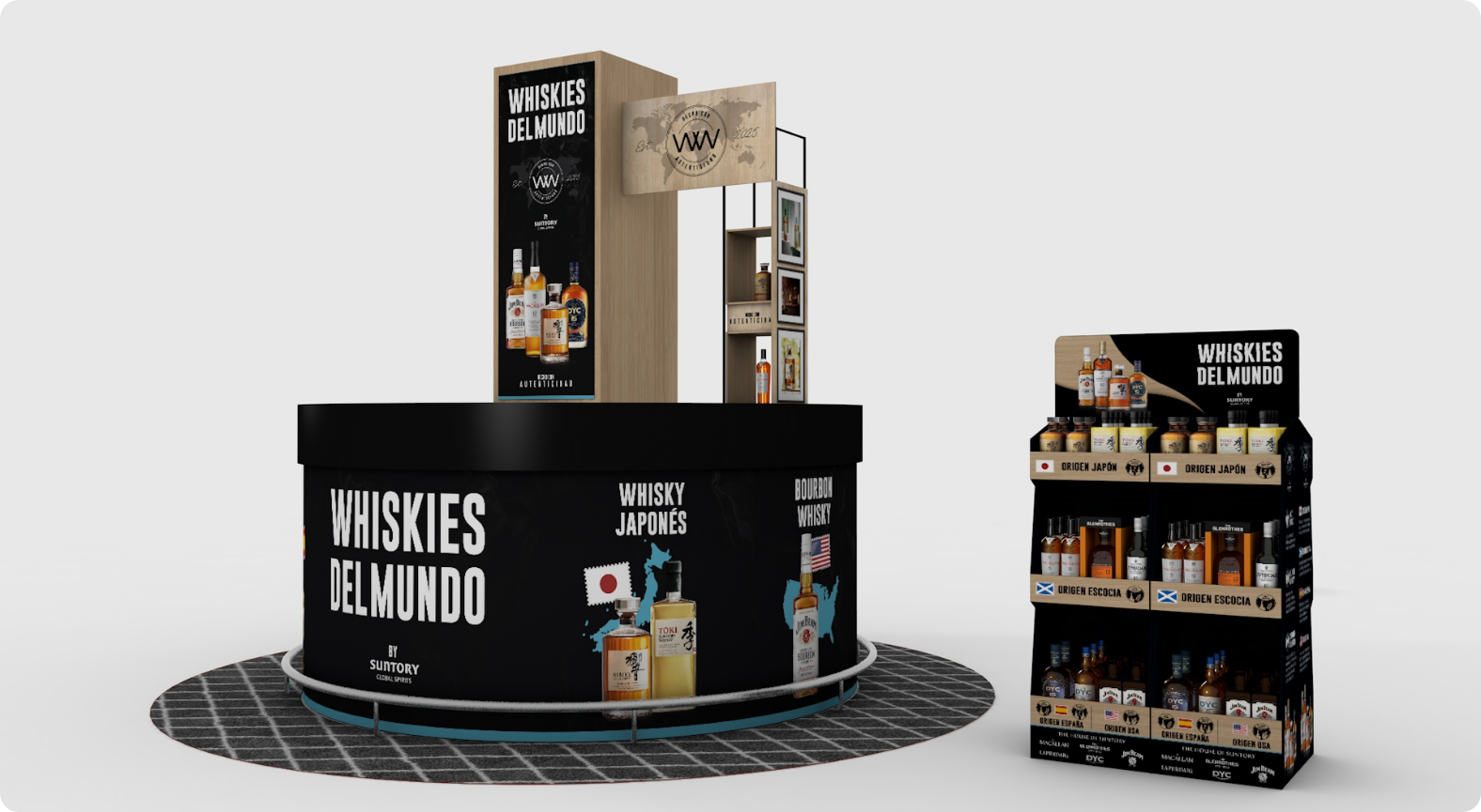 Instalación de Whiskies del mundo
